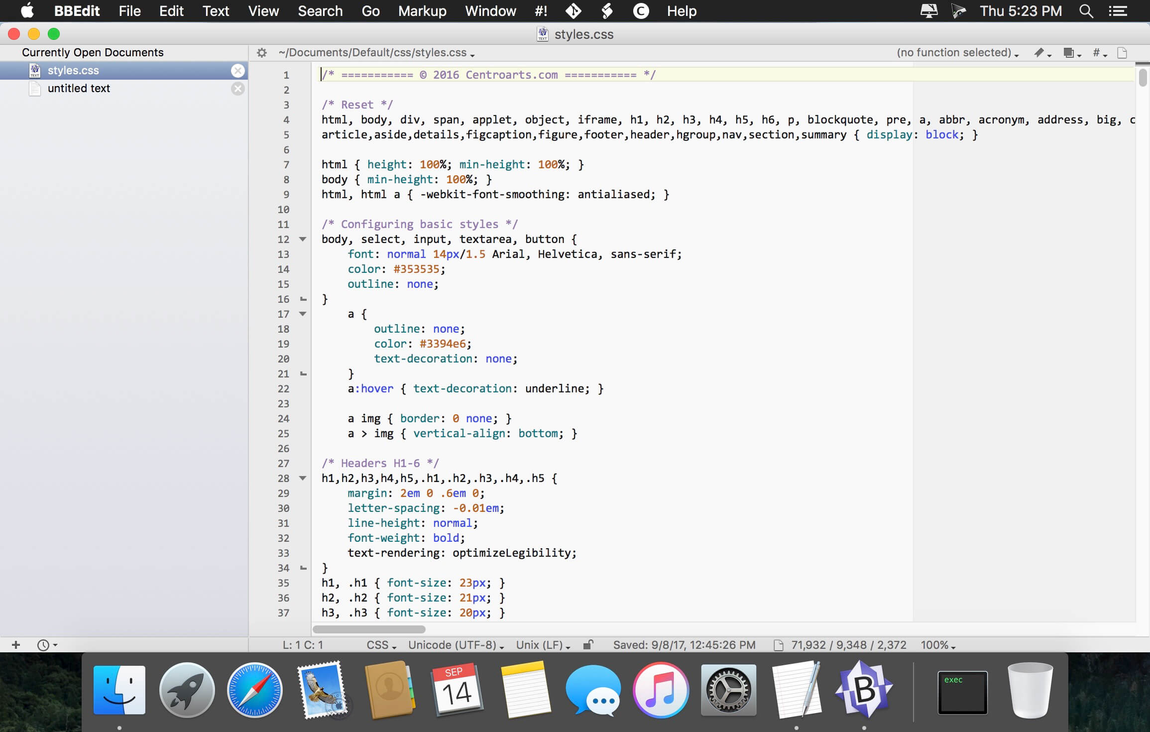 BBEdit – Code, text Editor trên Mac