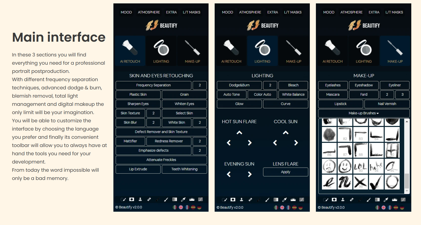 BeautifyPanel – Công cụ chỉnh ảnh chân dung chuyên nghiệp