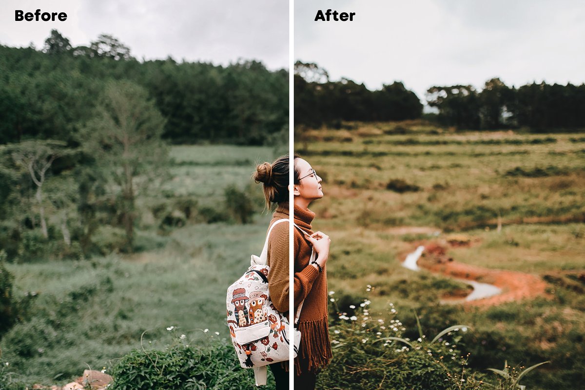before-after-1 Cinematic LUTs Pack – Graphicriver 3335433 – Luts màu đẹp