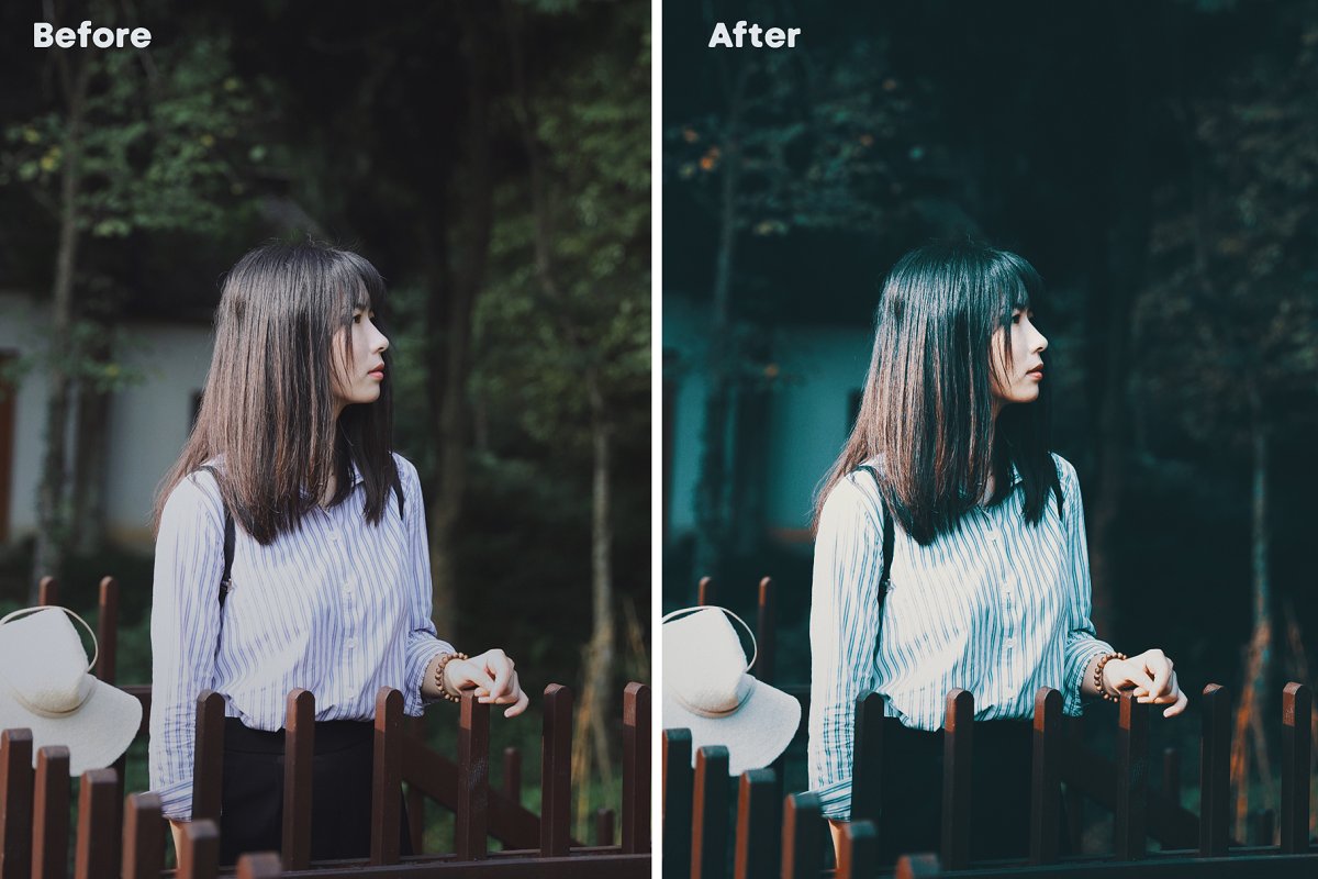 before-after-2 Cinematic LUTs Pack – Graphicriver 3335433 – Luts màu đẹp