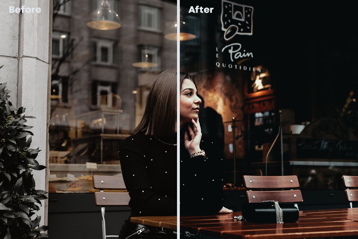 before-after Hollywood LUTs pack – Bộ Lut màu đẹp