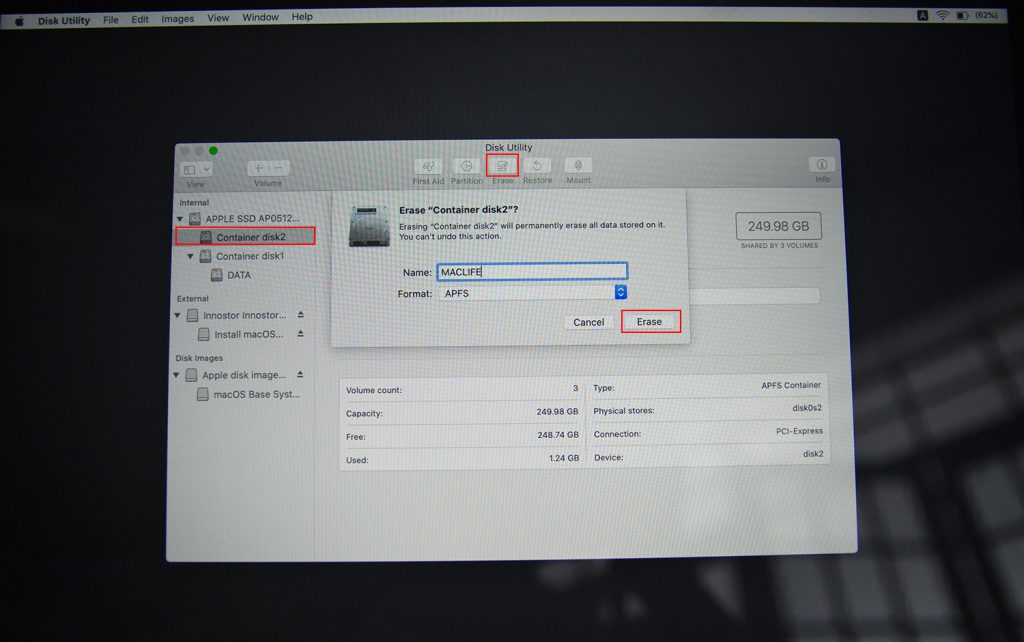 Hướng dẫn Downgrade (hạ cấp) từ macOS Big Sur xuống Catalina hoặc thấp hơn