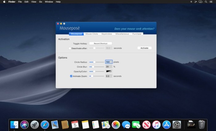 Boinx Mousepose – Công cụ làm nổi bật con trỏ chuột