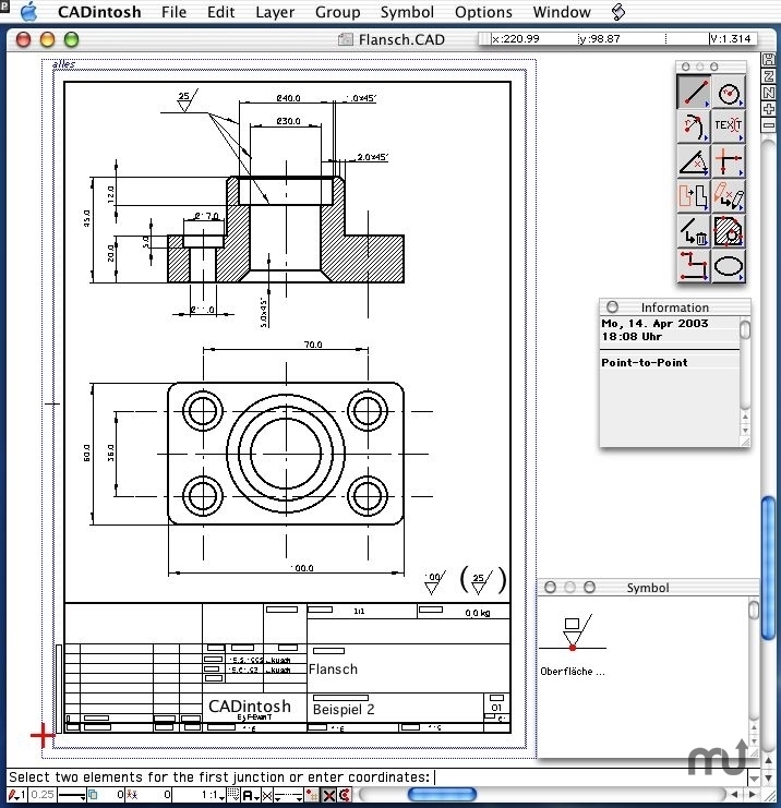 CADintosh X – Công cụ đồ họa 2D gọn nhẹ