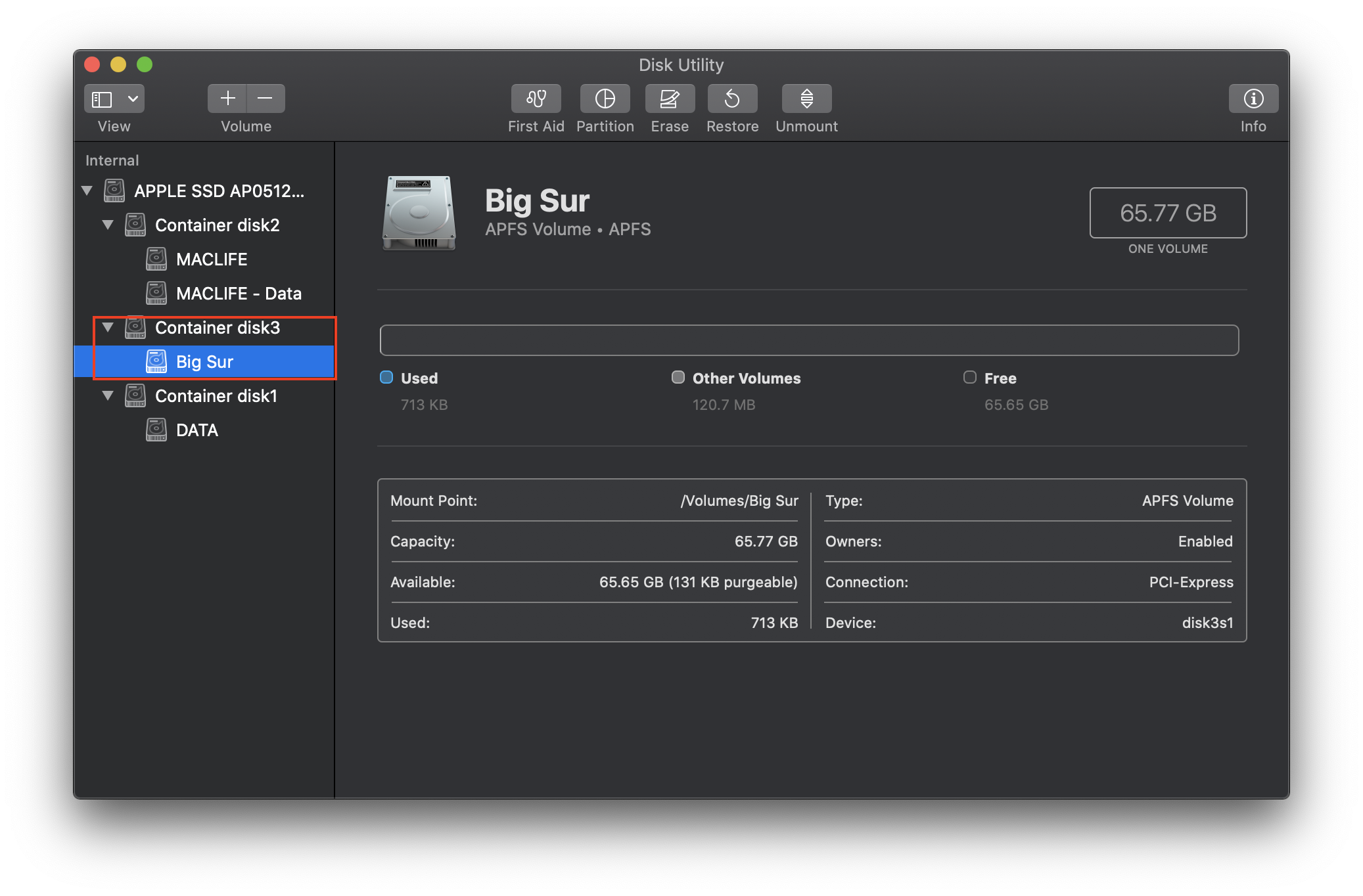 Hướng dẫn cài song song Big Sur 11 và Catalina, Mojave
