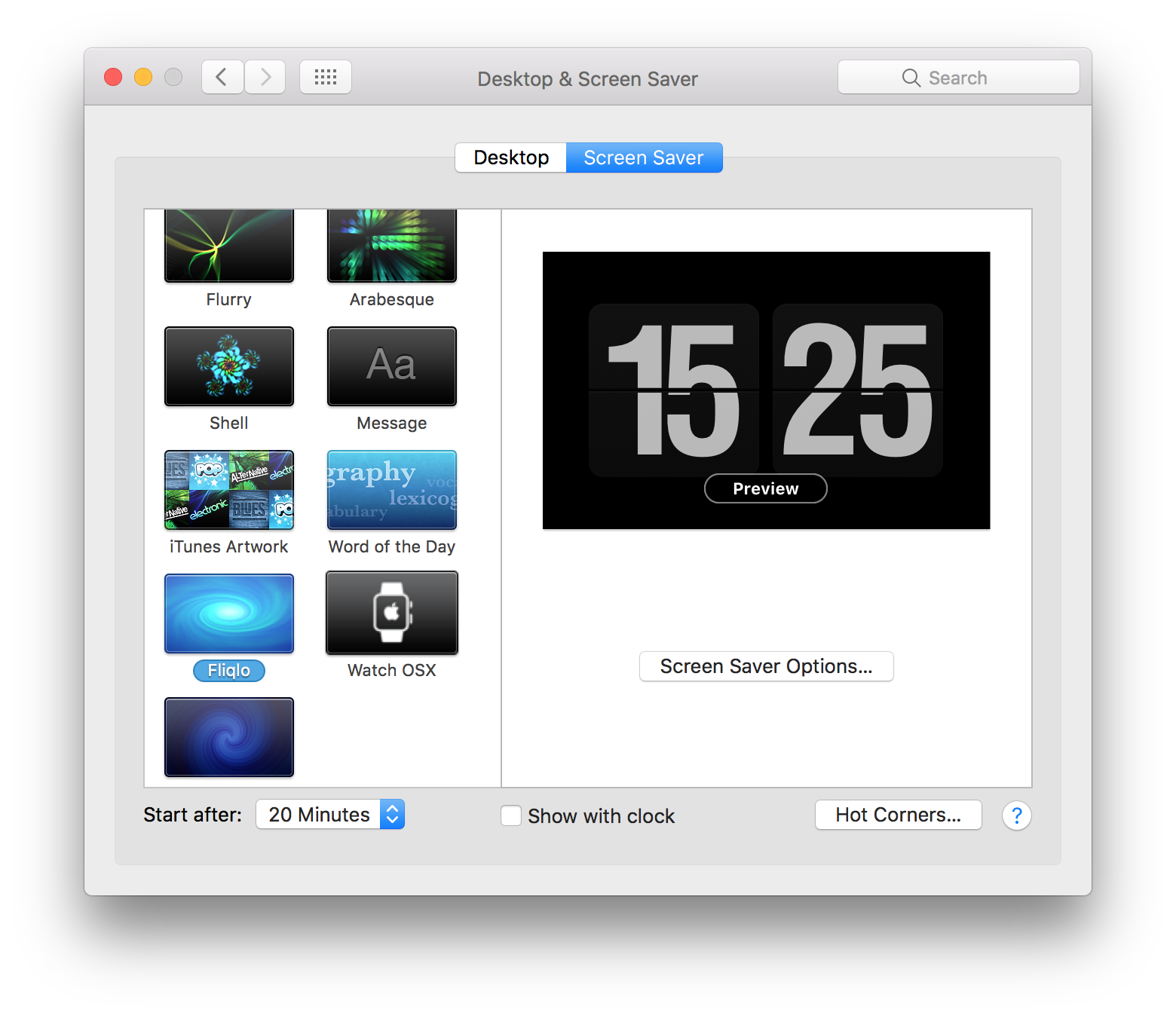 cai-screensaver-dong-ho2 Hướng dẫn tạo ScreenSaver đồng hồ đẹp cho Macbook của bạn
