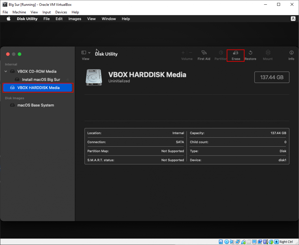 cai-win-tren-mac-virtualbox21-1024x840-1 Hướng dẫn cài macOS Big Sur trên Windows bằng VirtualBox