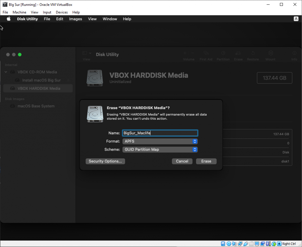 cai-win-tren-mac-virtualbox22-1024x840-1 Hướng dẫn cài macOS Big Sur trên Windows bằng VirtualBox