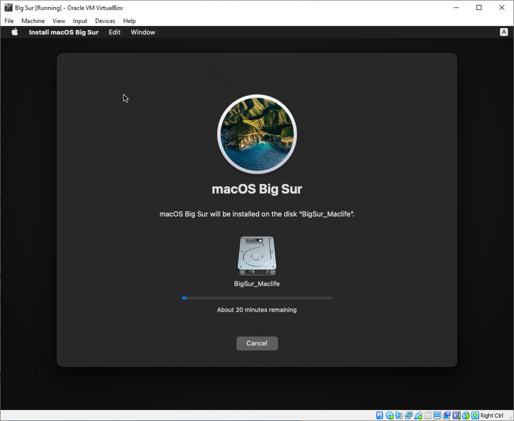 cai-win-tren-mac-virtualbox28-1024x840-1 Hướng dẫn cài macOS Big Sur trên Windows bằng VirtualBox