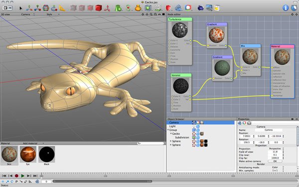 cheetah3d Cheetah3D – Ứng dụng đồ họa 3D nhỏ gọn