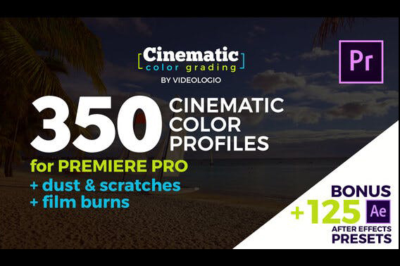 Cinematic Color Presets – Videohive 23572661 – 350 Profile màu cho Premiere