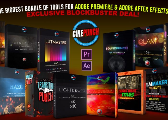 CINEPUNCH V16 – The Biggest FX Pack in the World – Bộ tổng hợp các công cụ hỗ trợ dựng phim cực hay