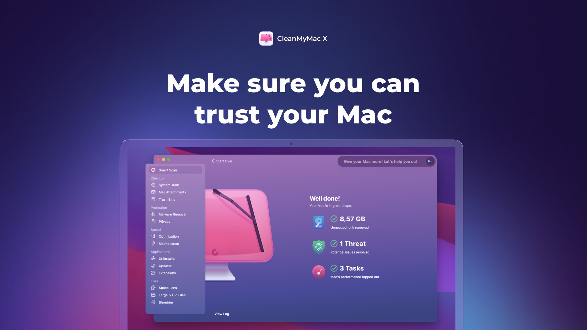 Tải CleanMyMac – Phần Mềm Tối Ưu Và Dọn Dẹp Mac