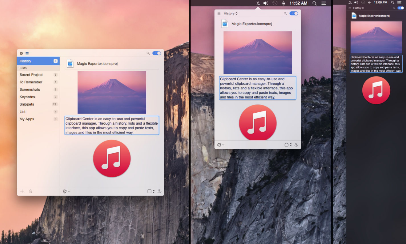 clipboard-center-3 Clipboard Center – Trình quản lý Clipboard chuyên nghiệp