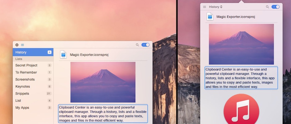 clipboard-center1 Clipboard Center – Trình quản lý Clipboard chuyên nghiệp