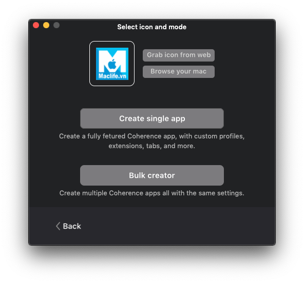 coherence-pro-2 Coherence X – Ứng dụng giúp chuyển website thành ứng dụng trên Mac