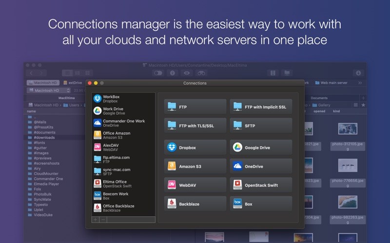 commander-one-pro-pack2 Commander One PRO – Trình quản lý file, FTP Client cực ngon trên Mac