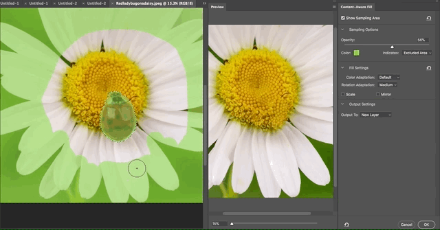 content-aware-fill-photoshop-cc-2019 Những tính năng mới trên Photoshop CC 2019
