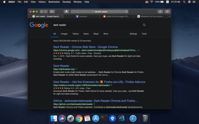 dark-reader-for-safari1 Dark Reader for Safari – Chế độ Dark Mode dành cho Safari