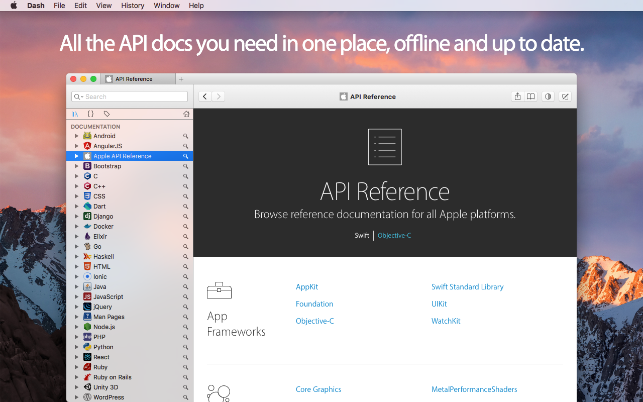 dash-mac-os-x Dash – Công cụ hỗ hỗ trợ cho Lập trình viên