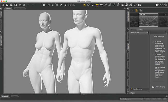 DAZ Studio – Công cụ tạo 3D model chuyên dụng