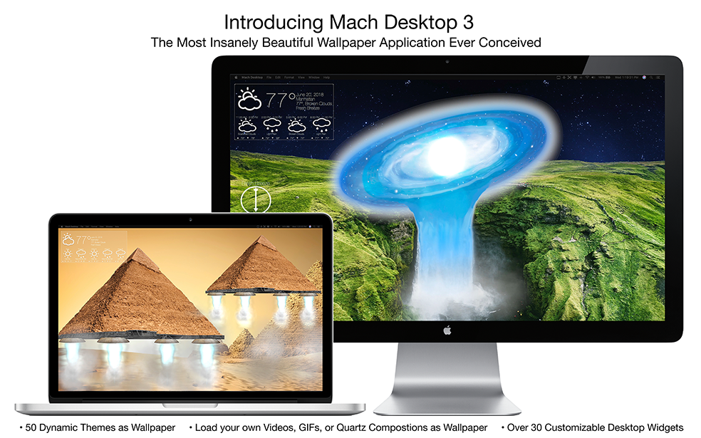 Mach Desktop HD – Bộ sưu tập hình nền động đẹp cho Mac