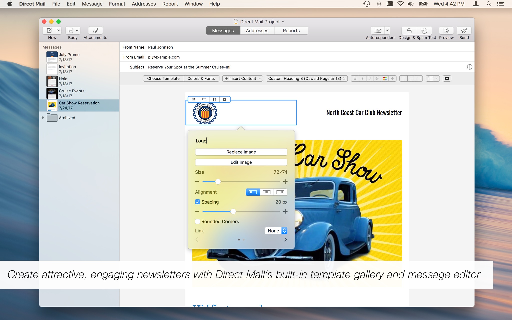 direct-mail-mac-tai Direct Mail – Công cụ tạo và quản lý chiến dịch email marketing