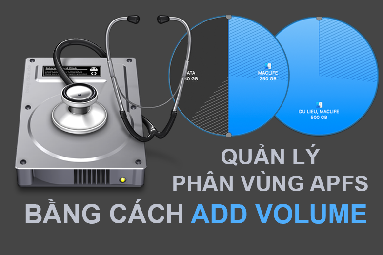Cách chia/gộp ổ cứng trên macOS High Sierra 10.13 trở lên