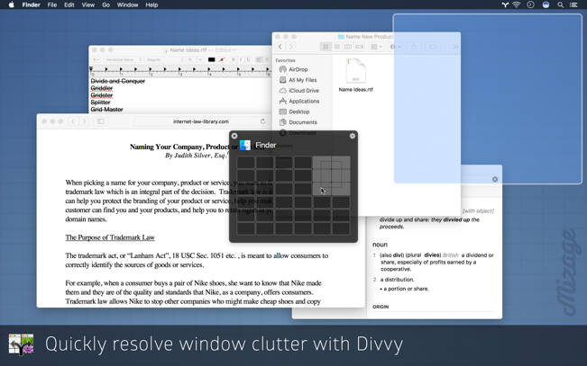 divvy-e28093-window-manager Divvy – Thêm 1 lựa chọn trình quản lý cửa sổ nhỏ gọn