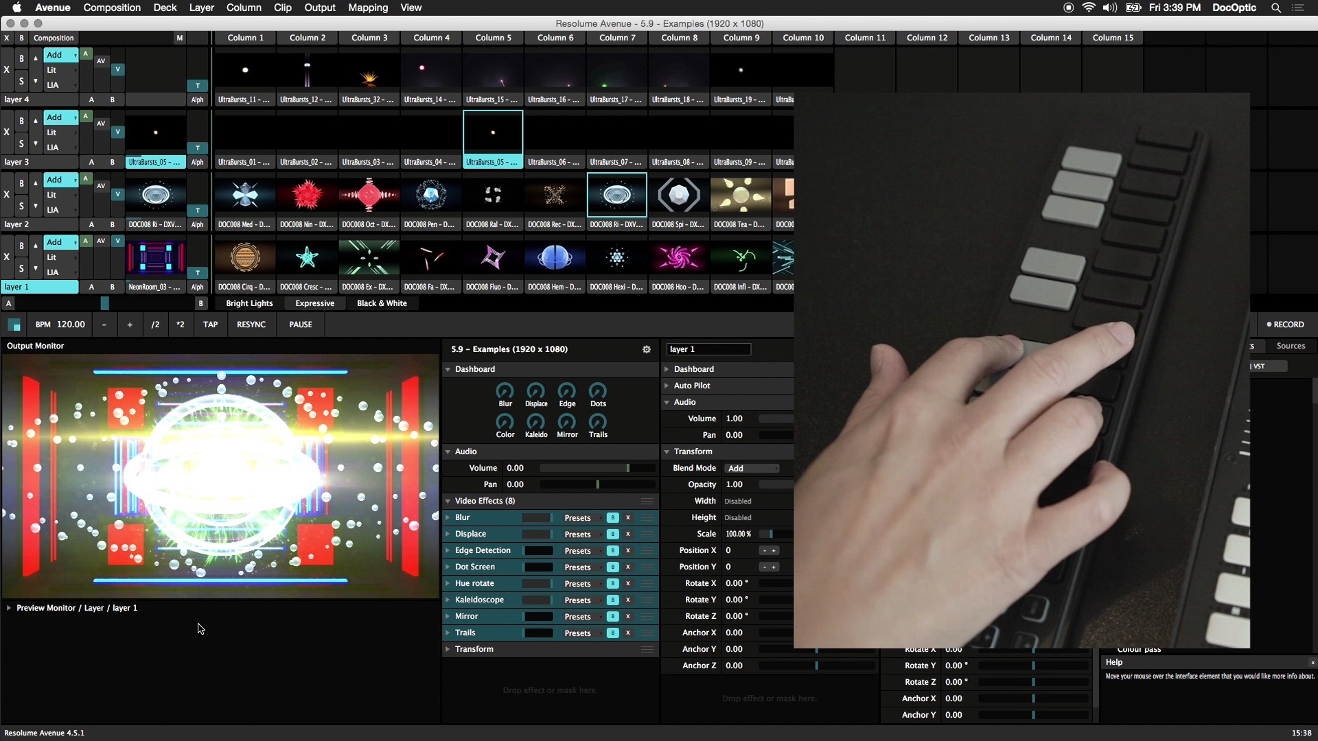 doct01-examples Resolume Avenue – Thiết kế hình ảnh âm thanh màn hình ngoài trời