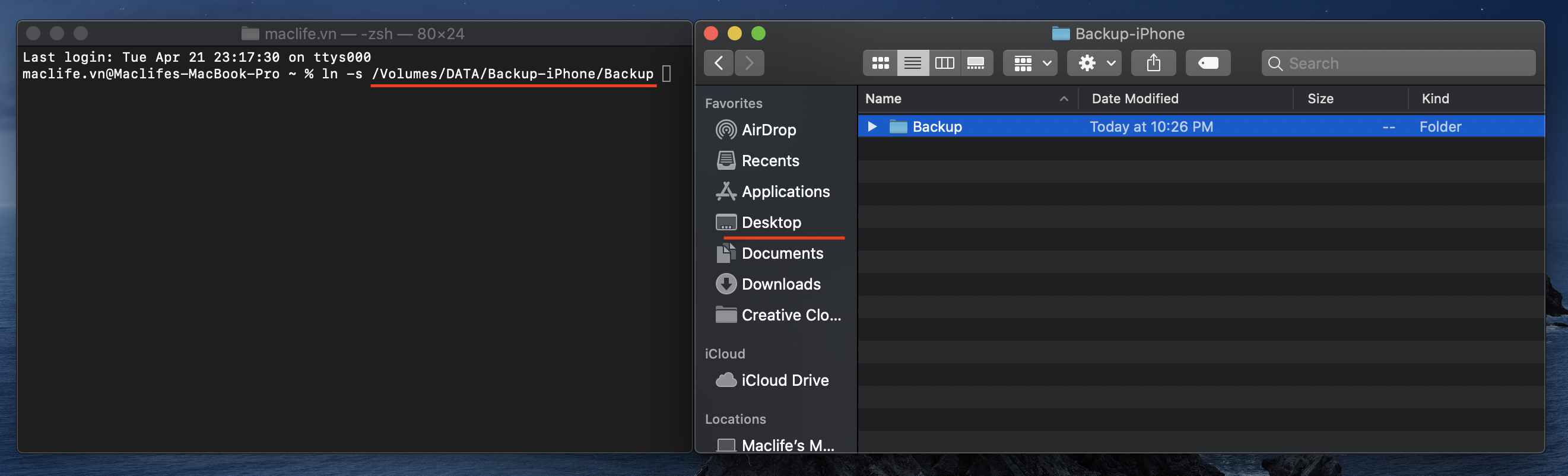 doi-duong-dan-backup-iphone-8 Cách đổi đường dẫn thư mục Backup iPhone trên macOS