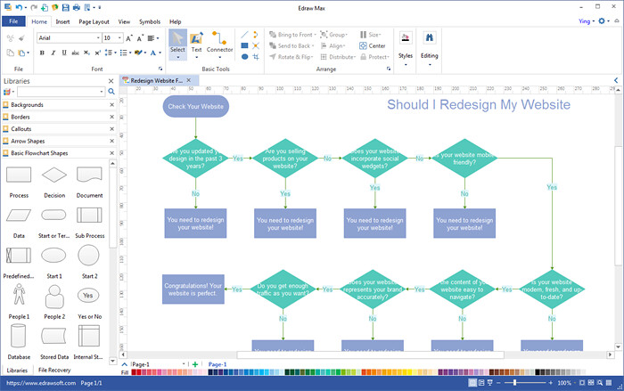 edraw-max2 Edraw Max – Công cụ vẽ sơ đồ, biểu đồ chuyên dụng