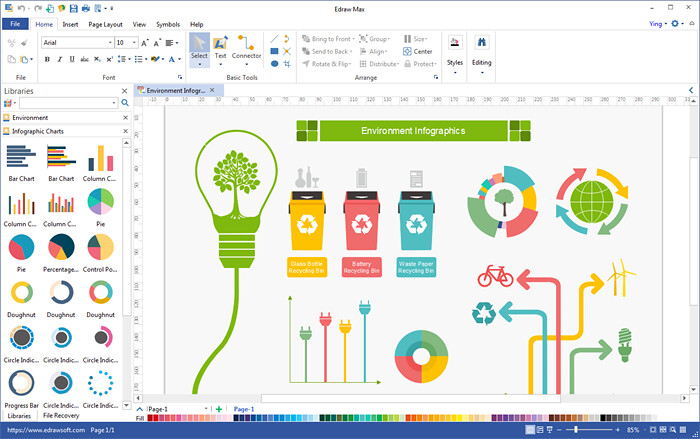edraw-max3 Edraw Max – Công cụ vẽ sơ đồ, biểu đồ chuyên dụng