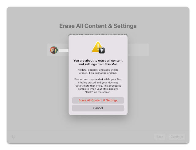 erase-all-data-settings-and-apps Cách Factory Reset đơn giản nhất trên macOS Monterey trở lên