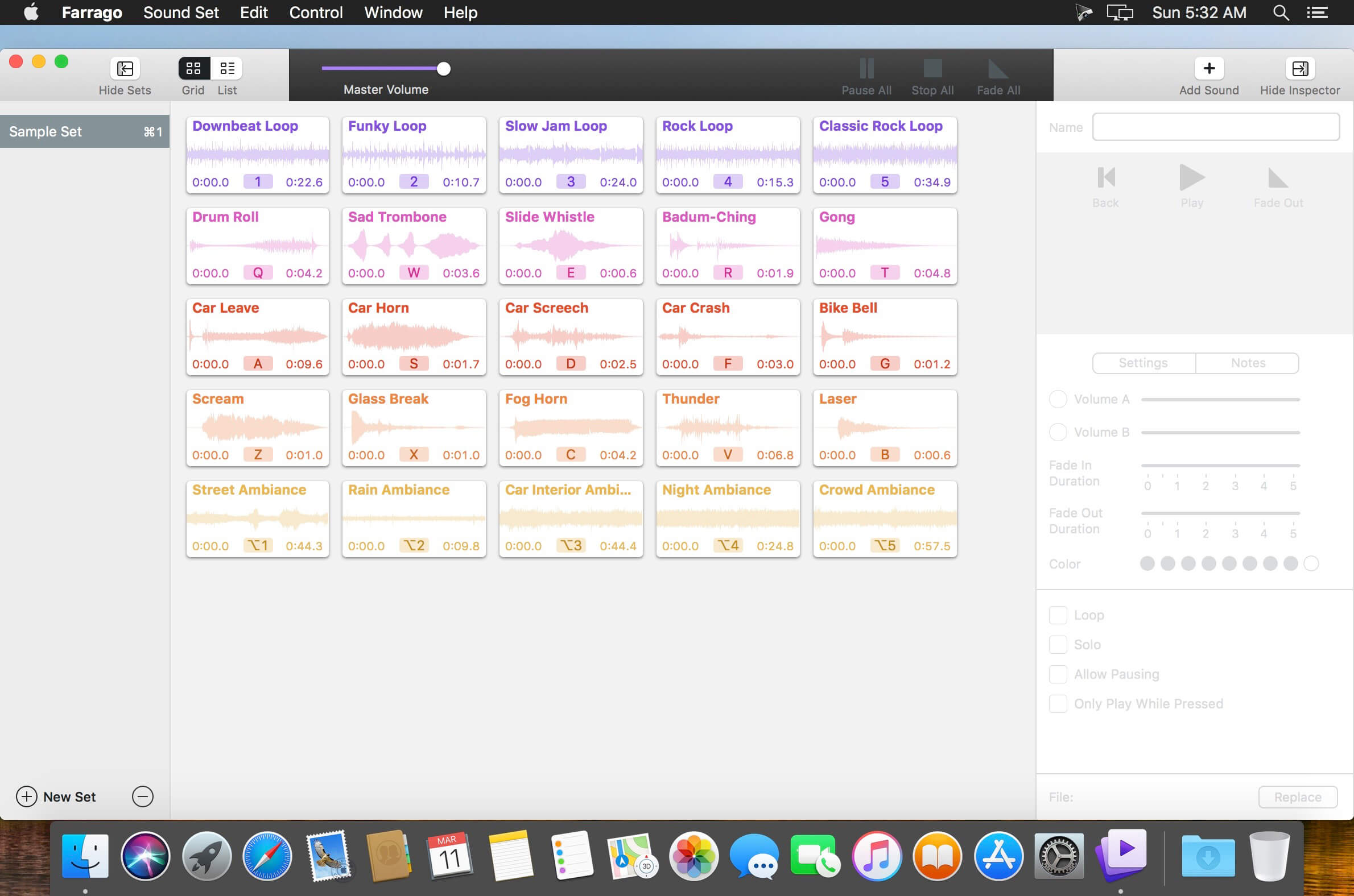 farrago_01 Rogue Amoeba Farrago – Phần mềm chơi nhạc nhỏ gọn