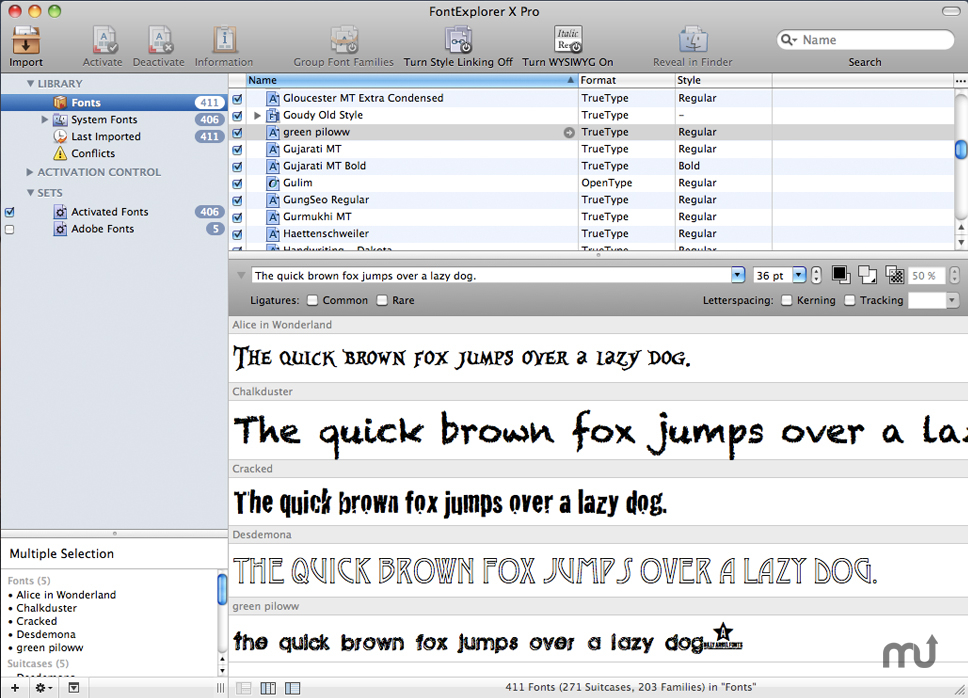 fontexplorer-x FontExplorer X Pro – Quản lý Font trên Mac