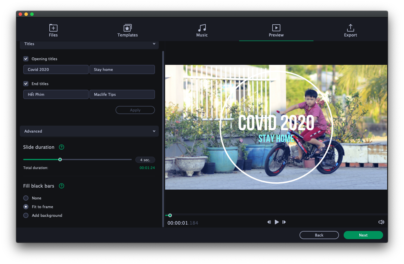 Hướng dẫn tạo Video Slideshow từ ảnh với Movavi Slideshow Maker