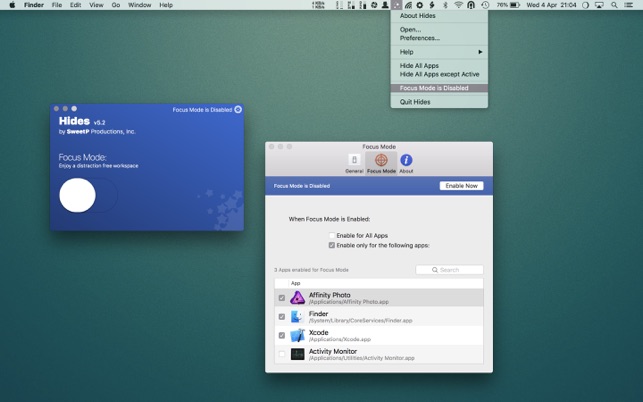 hides_mac Hides – Giúp không gian làm việc của bạn “sạch sẽ” hơn