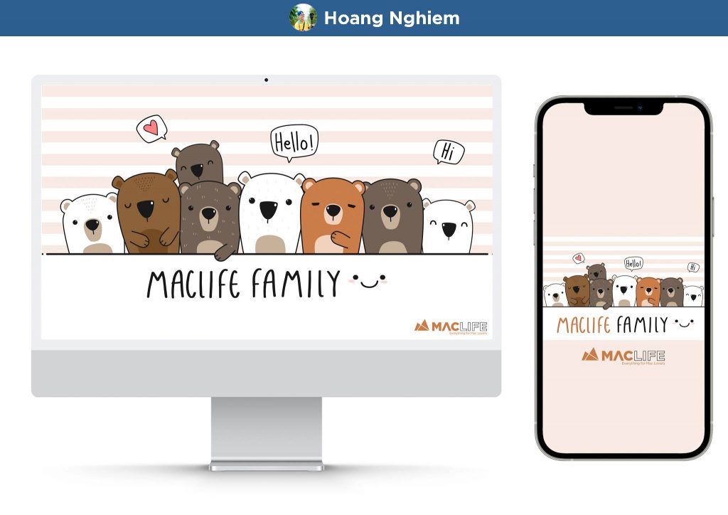 Các background được chọn trong minigame thiết kế Background Maclife