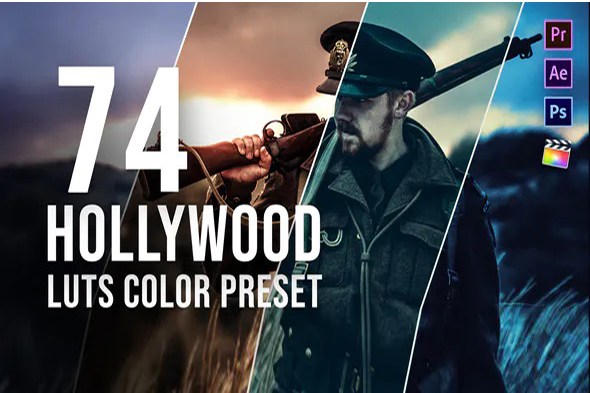 Hollywood LUT Color Grading Pack – Bộ Luts màu phong cách Hollywood Hollywood LUT Color Grading Pack – Bộ Luts màu phong cách Hollywood
