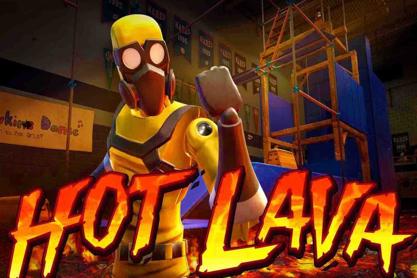 Hot Lava – nhảy Parkour trên sàn nhà đầy dung nham