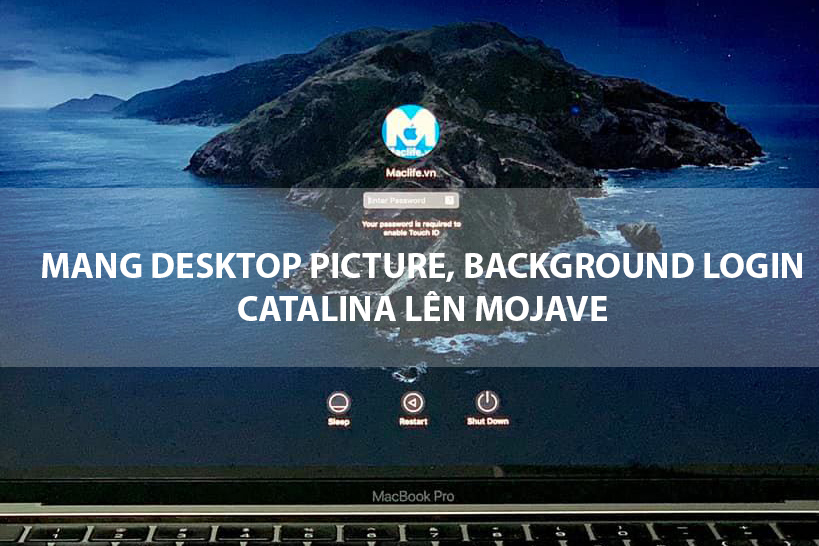 Hướng dẫn đổi Desktop Picture, Login screen Mojave – Catalina