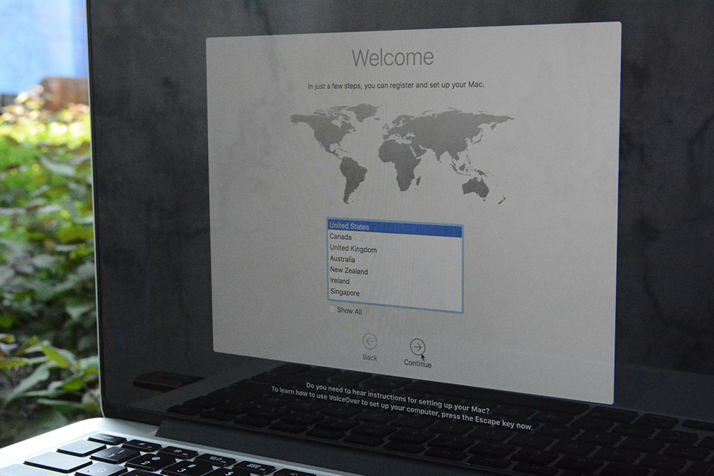 Hướng dẫn chi tiết các bước cài đặt macOS Sierra 10.12