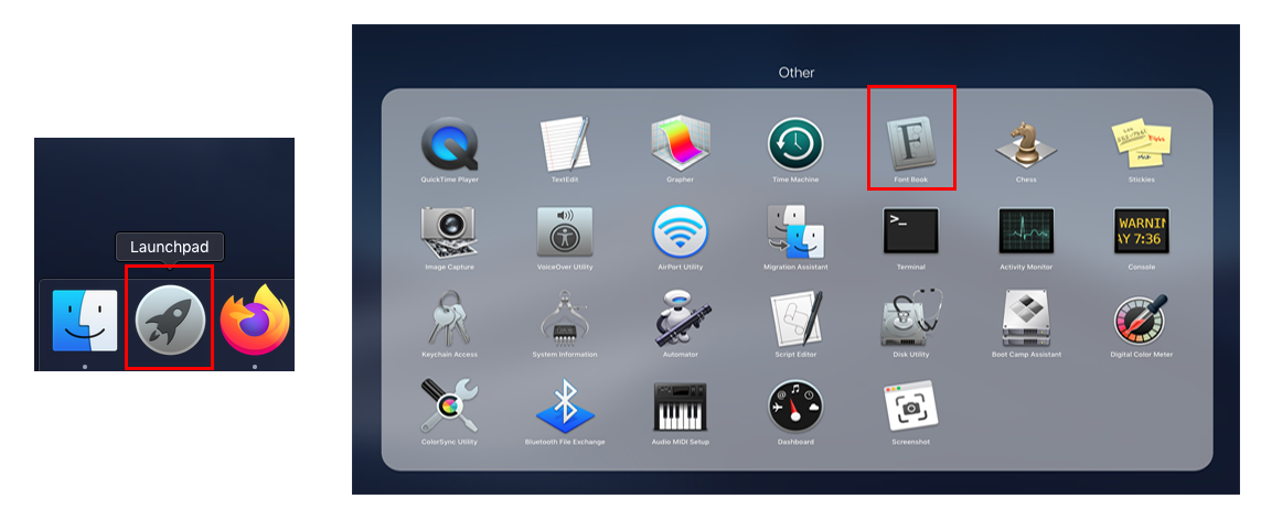 Hướng dẫn cài Font trên mac với Font Book