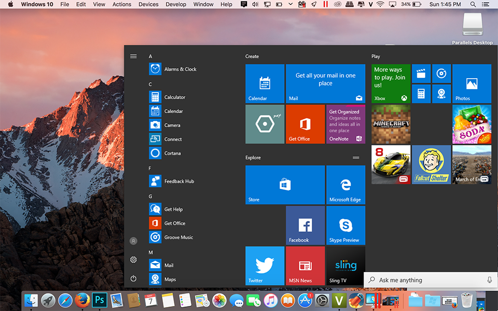 Hướng dẫn chi tiết cách cài Windows 10 trên Mac bằng Parallels Desktop