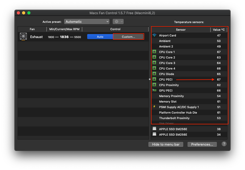 Hướng dẫn cài đặt và cấu hình Macs Fan Control