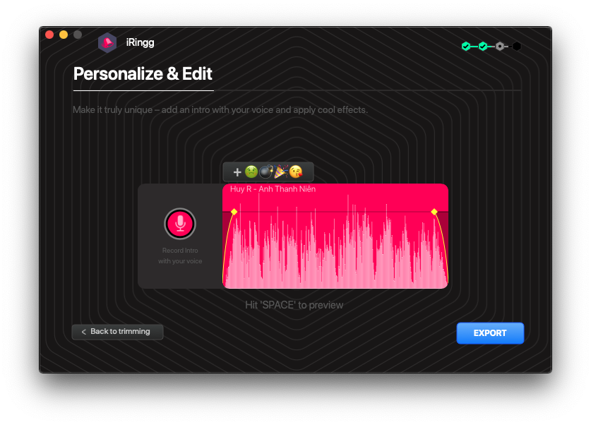 Hướng dẫn tạo & chép nhạc chuông cho iPhone trên Mac cực dễ với iRingg