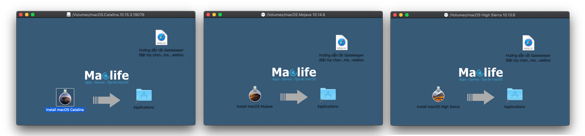 Hướng dẫn tạo nhiều bộ cài macOS trên cùng 1 USB hoặc ổ cứng