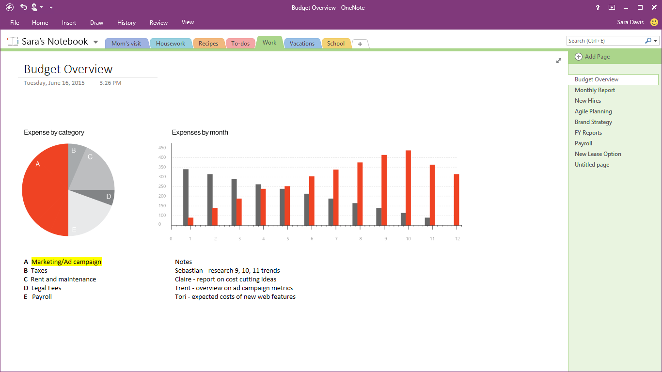 insert-tables-and-charts-in-onenote-2016 Microsoft OneNote 2024 – Soạn ghi chú, sổ tay trên máy tính