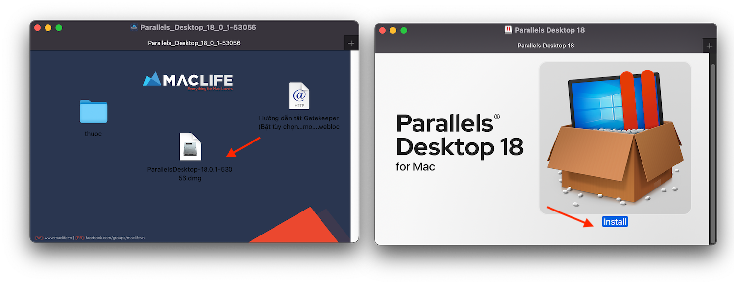 install_parallel18-1 Hướng dẫn cài Win trên Mac dùng Para”leo” Desktop 18 theo cách mì ăn liền